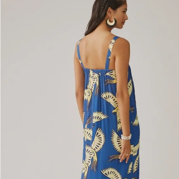 Farm Rio X Anthropologie Fringe Dress - Sz. L - Picture 3 of 16